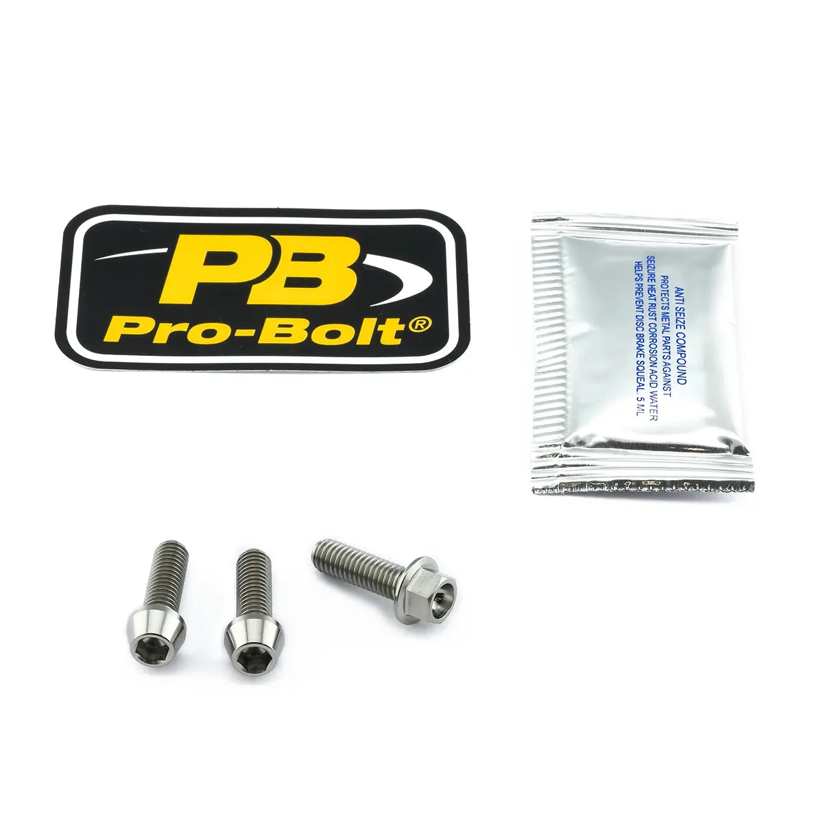 PRO BOLT Titanium Broms- & Kopplingsspak Pinch Bolt Kit - PE06030980 bild 1 PMIMAGE:5193CCAA65A96E4DA995