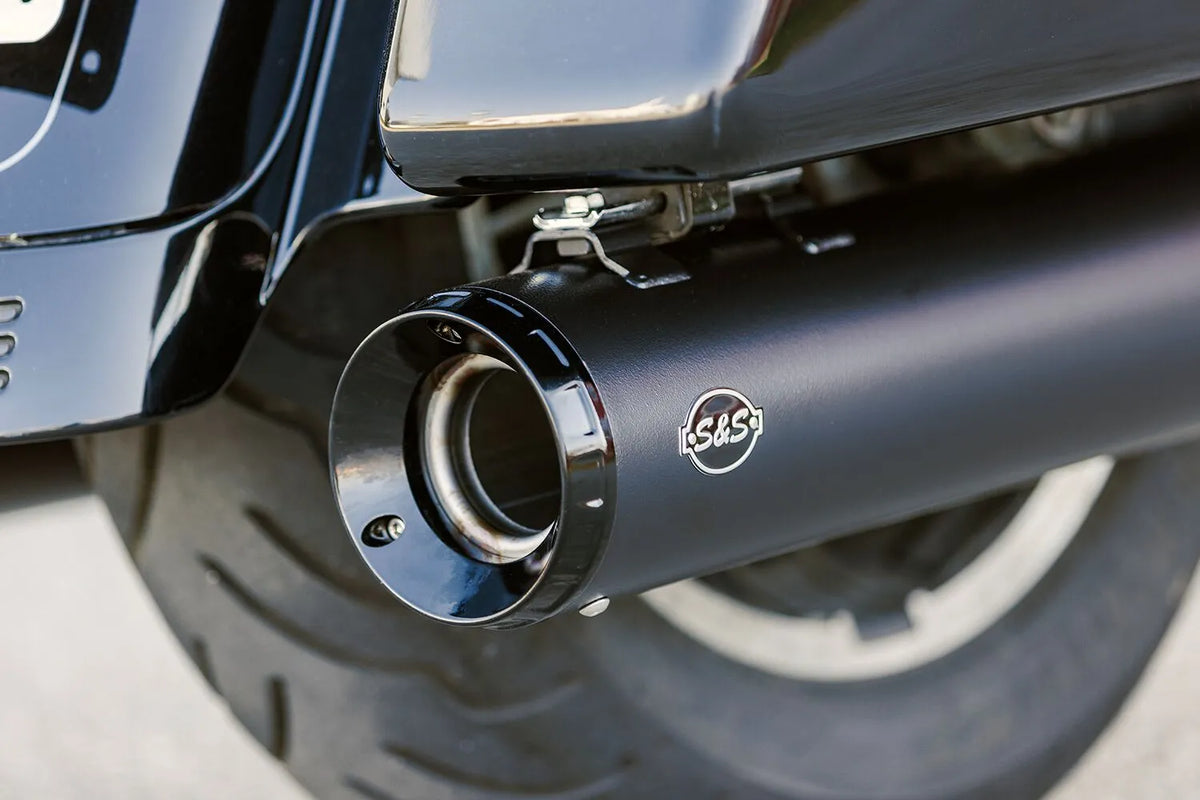 S S Cycle 4-1/2" GNX Slip-On Mufflers Ljuddämpare Harley - PE18011767 bild 6 PMIMAGE:77ADA7AC49AAE7E26608