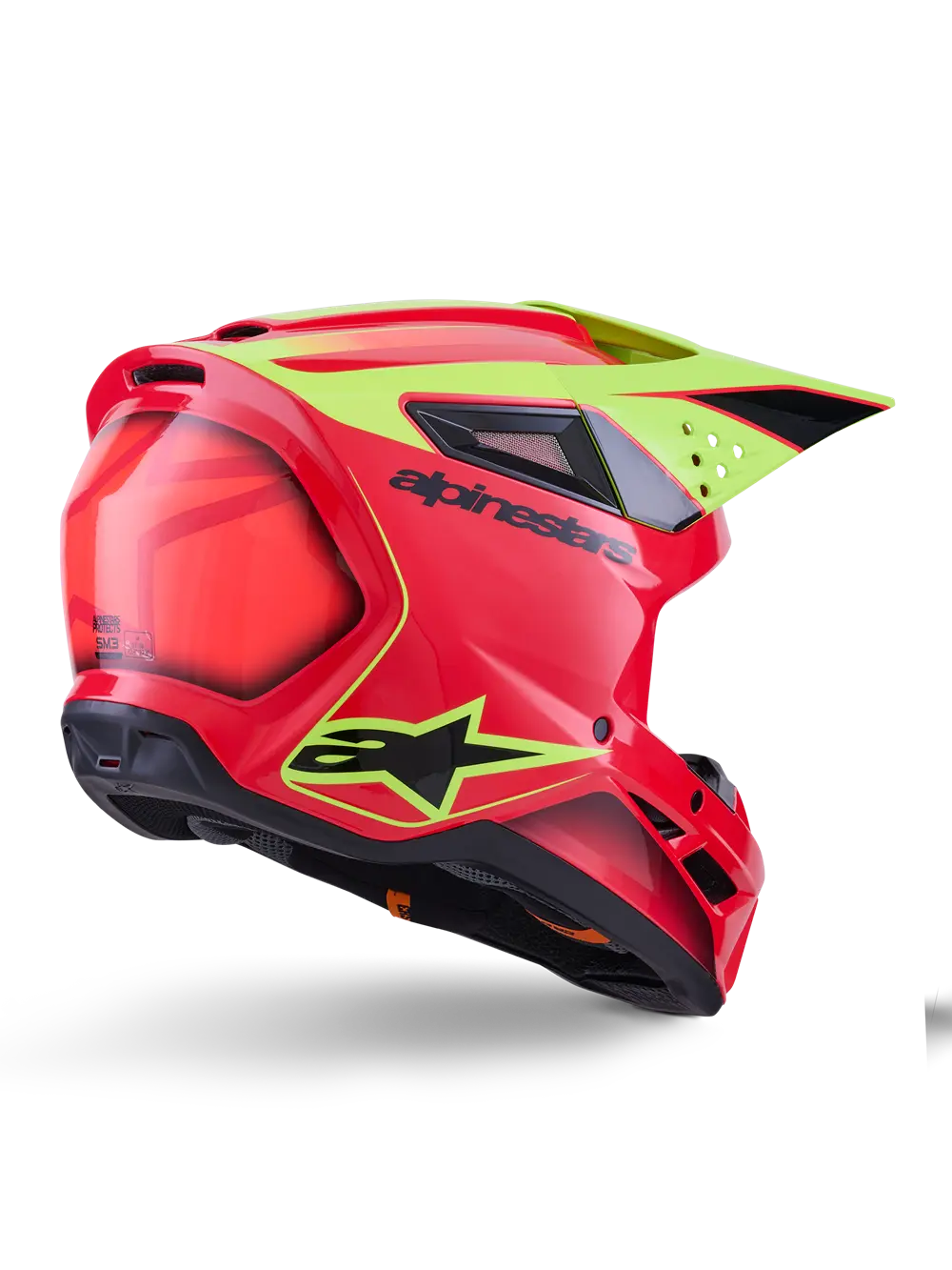 ALPINESTARS(MX) SM3 Fray Hjälm Röd/Gul/Svart L - PE01109151 bild 6 PMIMAGE:483E4D19EA6D51A5B289