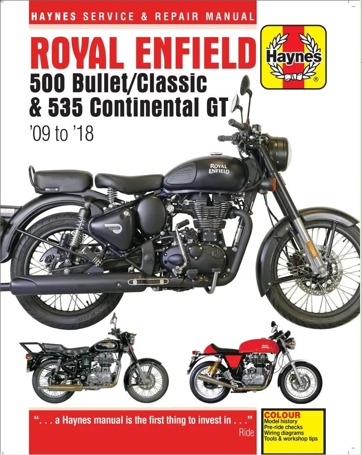 HAYNES Service Manual för ROYAL ENFIELD 500/535 09- - PE42010294 bild 1 PMIMAGE:26F0F423ABB4048C080E
