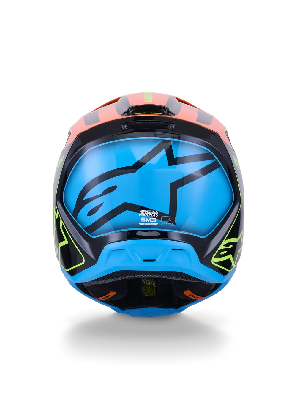 ALPINESTARS(MX) SM3 Fray Hjälm svart/orange/gul 2X bild 5 PMMEDIA:86b5f1933ac70b47