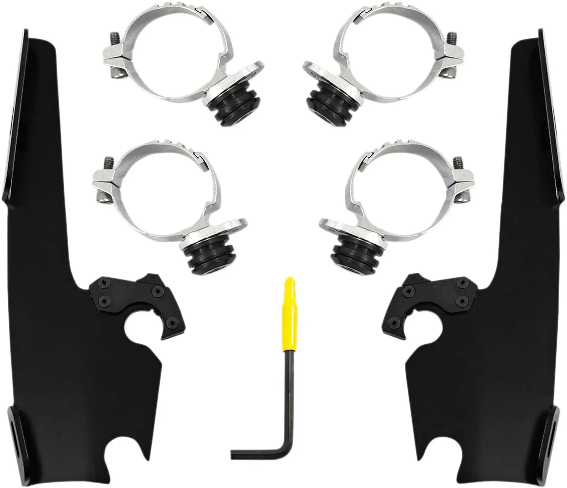 Memphis Shades Hd Batwing Fairing Trigger-Lock Mounting Kit Fästdelar & kit för vindrutor - PE23200212 bild 1 PMIMAGE:58A39463055E4B01AD19