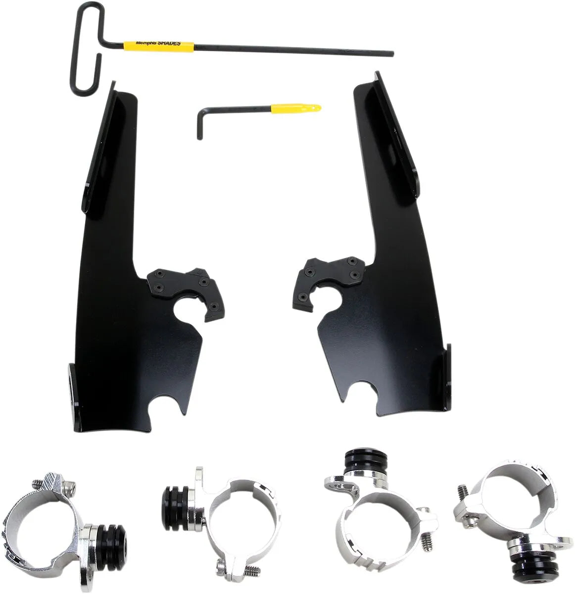 Memphis Shades Hd Fats/Slim Windshield Trigger-Lock Complete Mount Kit Fästdelar & kit för vindrutor - PE23200154 bild 1 PMIMAGE:FDF1FFFC04613B5E3ED8
