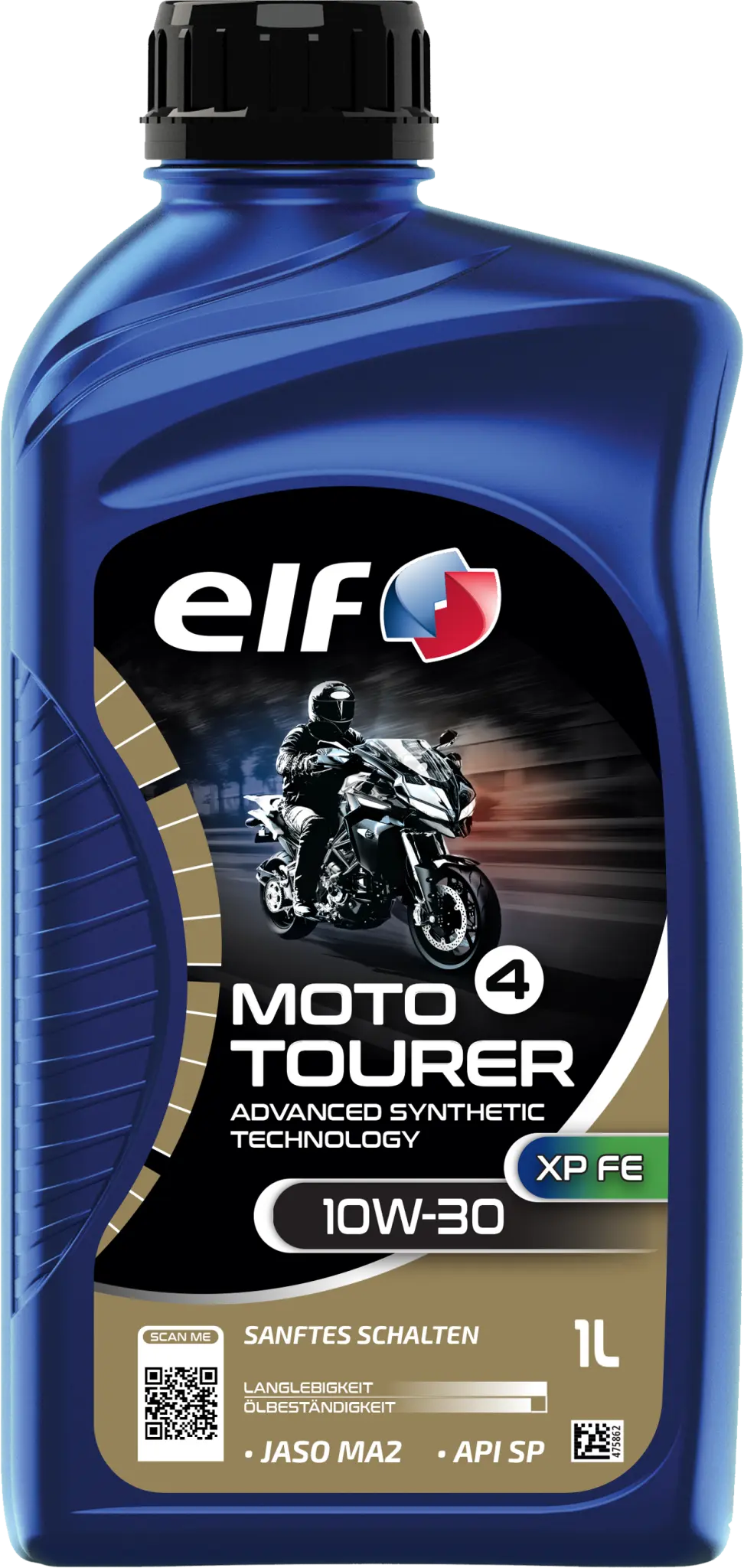 Elf Moto 4 Tourer XP FE 10W-30 DE ADV SYN Oil 4-takts oljor - PE36011089 bild 1 PMIMAGE:8492C4BBB67B1F1F84E8