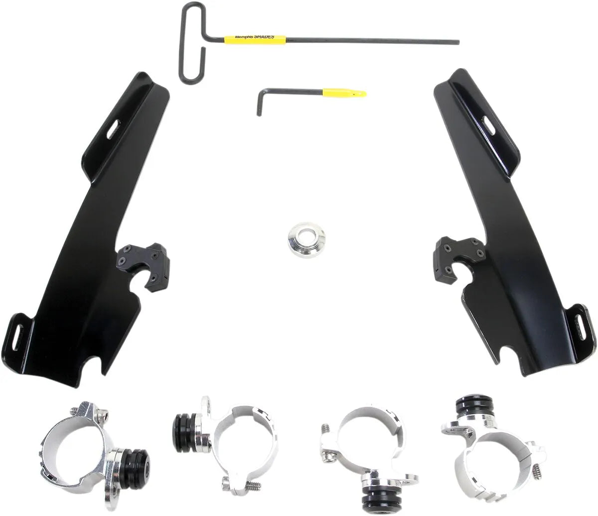 Memphis Shades Hd Batwing Fairing Trigger-Lock Mounting Kit Fästdelar & kit för vindrutor - PE23200172 bild 1 PMIMAGE:17E5884324C93156FB2F