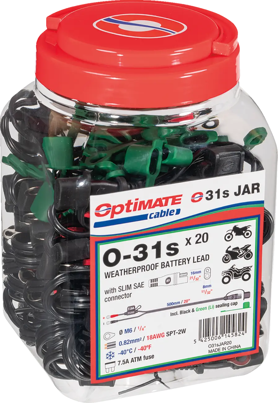 TECMATE OptiMate O-31S Laddkabel för Lithiumbatterier - PE38070685 bild 1 PMIMAGE:FD295C5BC9C15AB3F6DD