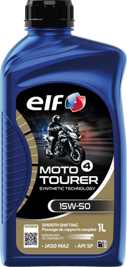 Elf Moto 4 Tourer 15W-50 SYN TECH Oil 4-takts oljor - PE36011109 bild 1 PMIMAGE:270756897A446C51525B