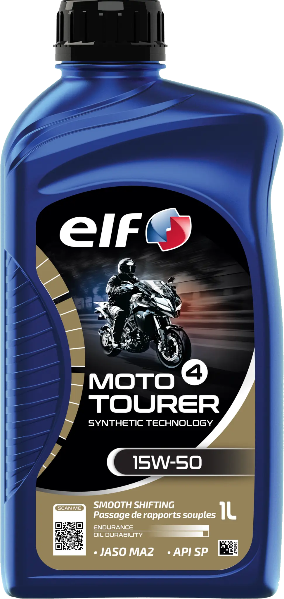 Elf Moto 4 Tourer 15W-50 SYN TECH Oil 4-takts oljor - PE36011109 bild 1 PMIMAGE:270756897A446C51525B
