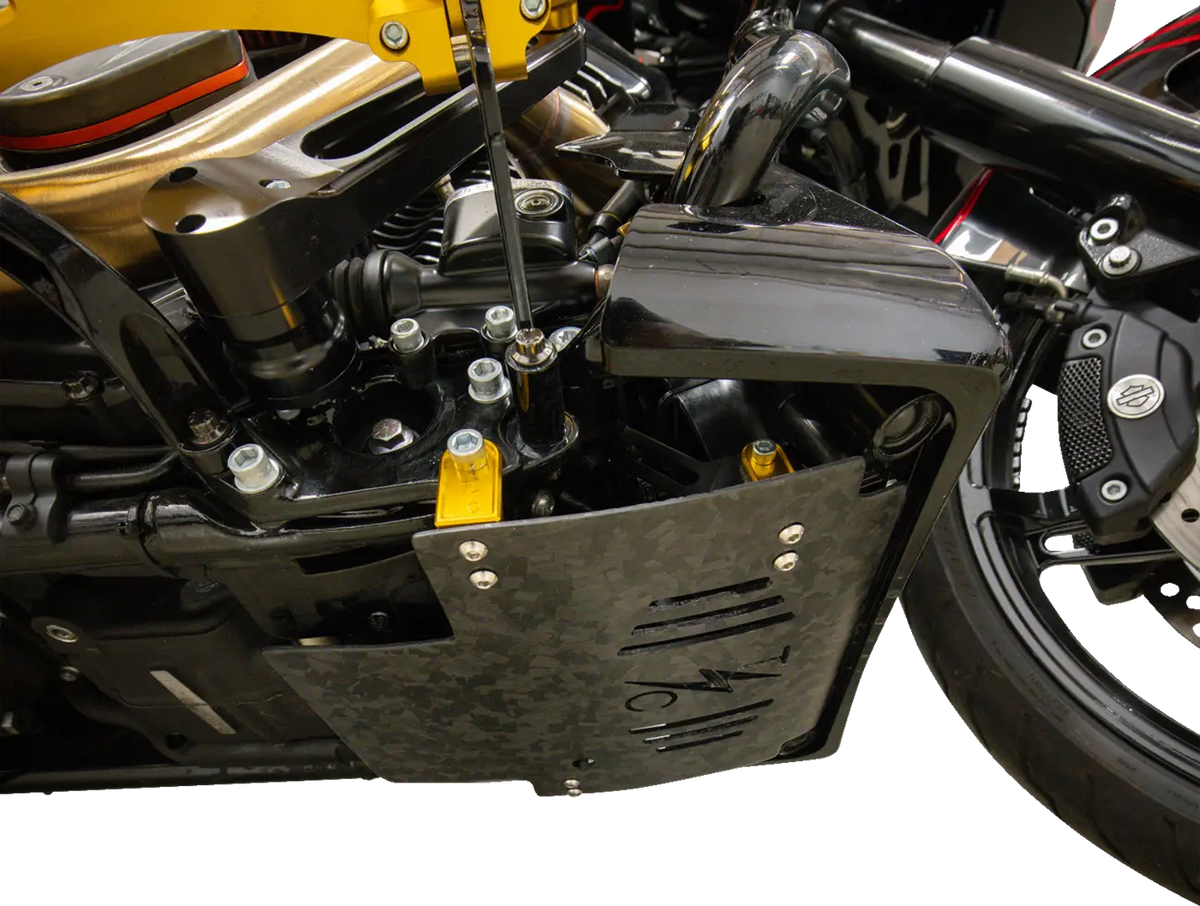 Thrashin Supply Co Forged Carbon Fiber Skid Plate Motorskydd - PE05062534 bild 8 PMIMAGE:F7F96D45628AFE456F1D