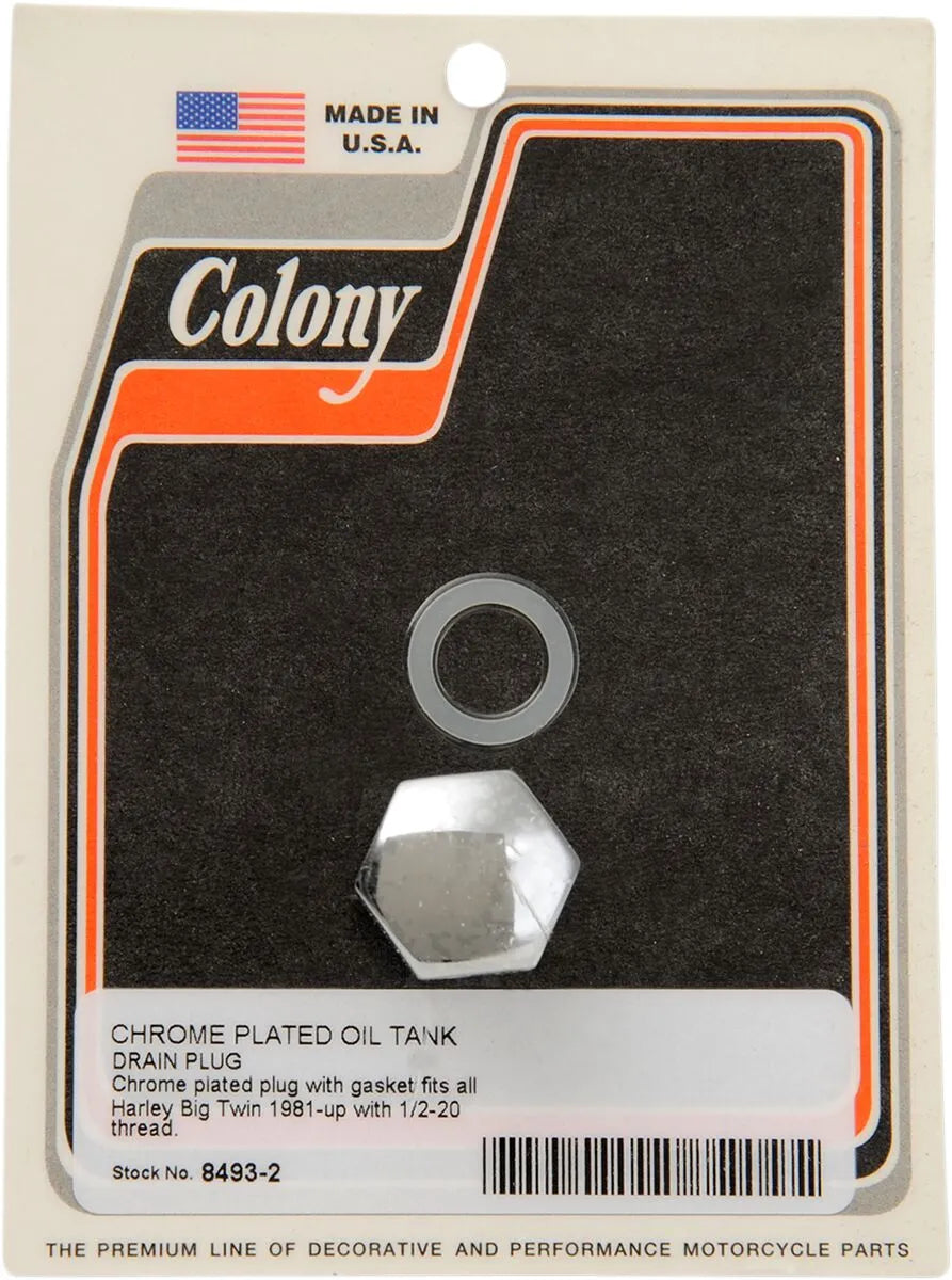 COLONY Hexavtappningsplugg 1/2-20 Chrome - PEDS190899 bild 1 PMIMAGE:3E939AB261E0607C1D32