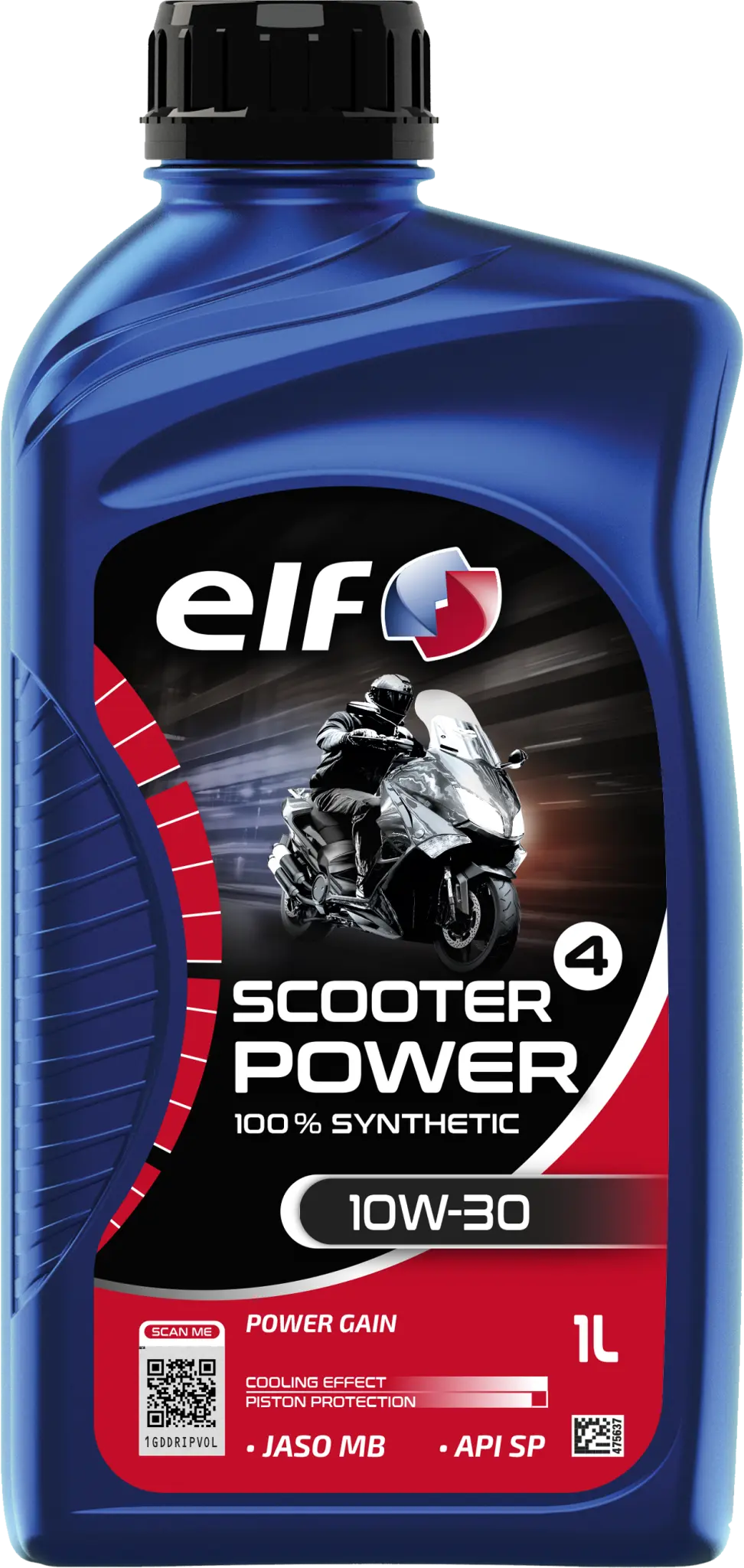 Elf Scooter 4 Power 10W-30 SYN Oil 4-takts oljor - PE36011154 bild 1 PMIMAGE:1AE3A50AE29123C324CA