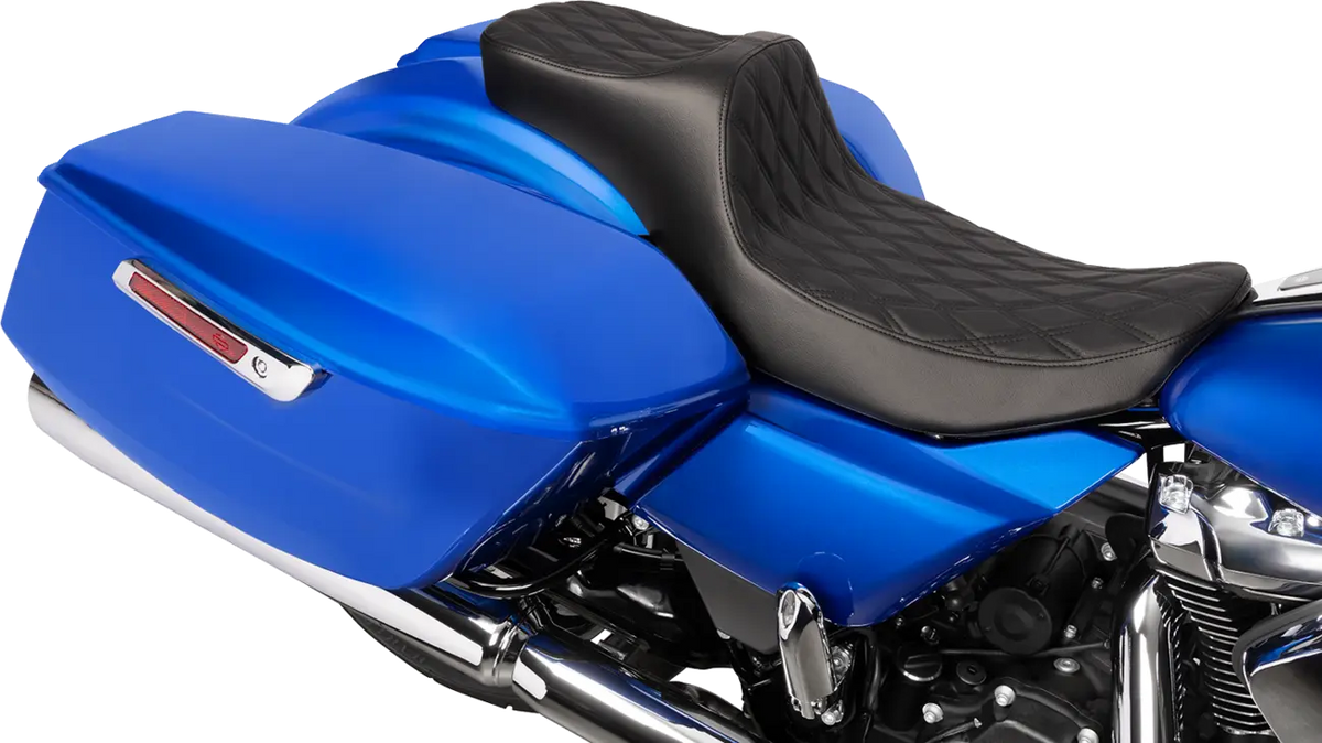 Drag Specialties Seats Extended Reach Predator III Seat Sadlar Harley Touring - PE08012034 bild 3 PMIMAGE:2D5D88A24AA9C4291E69