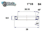 BLACK BEARING Headset Lager HB 30.15X39X6.5MM 45°/45° - PE04100391 bild 1 PMIMAGE:E90843861A99440BED95