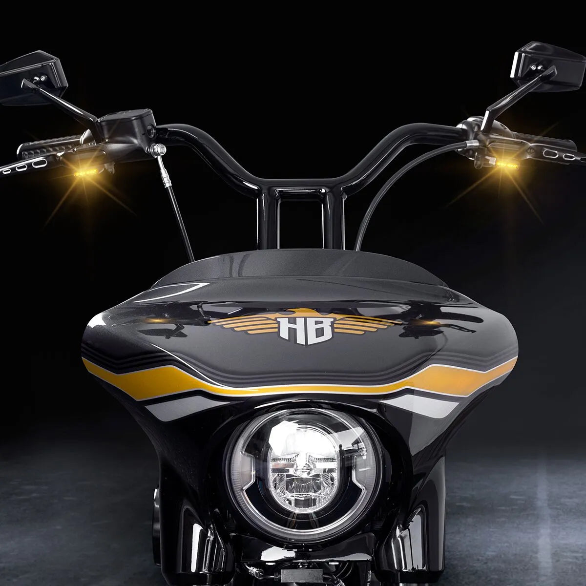 HEINZ BIKES LED Blinkers för FLH 09-13 Krom - PE20201898 bild 4 PMIMAGE:E357A432A9BFA80E6614