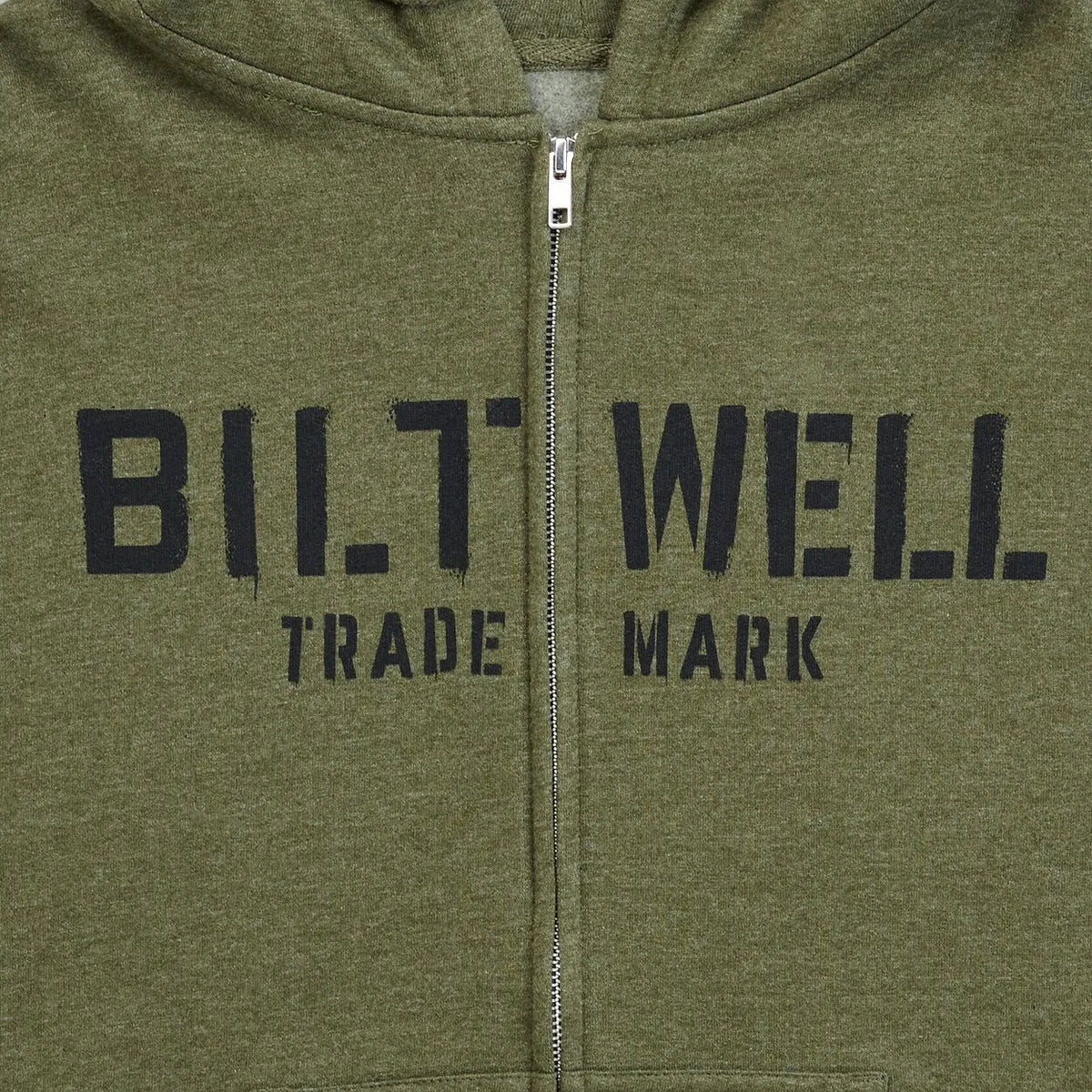 BILTWELL Stencil Zip Hoodie Olive S - PE30507113 bild 4 PMIMAGE:476FAB4E3C07C2081B2A