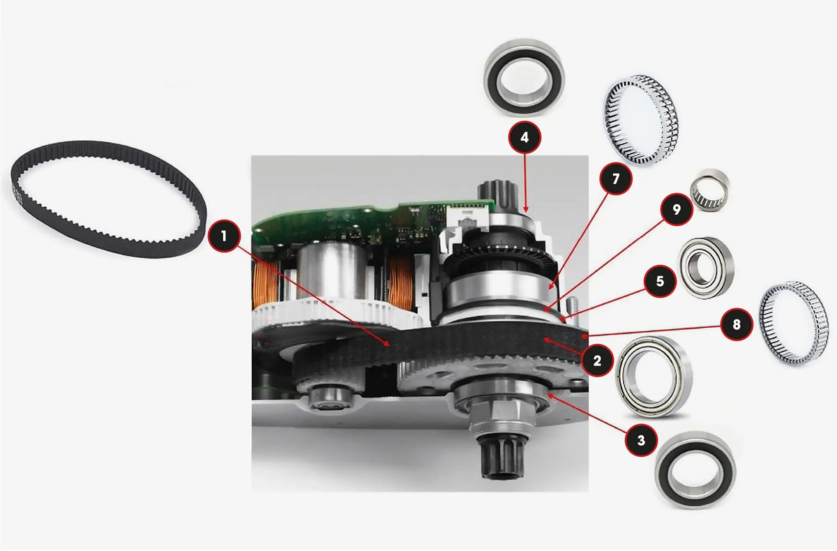 BLACK BEARING Lager till Brose Motor - PE09610022 bild 3 PMIMAGE:3E040AF0CD3E6A468D01