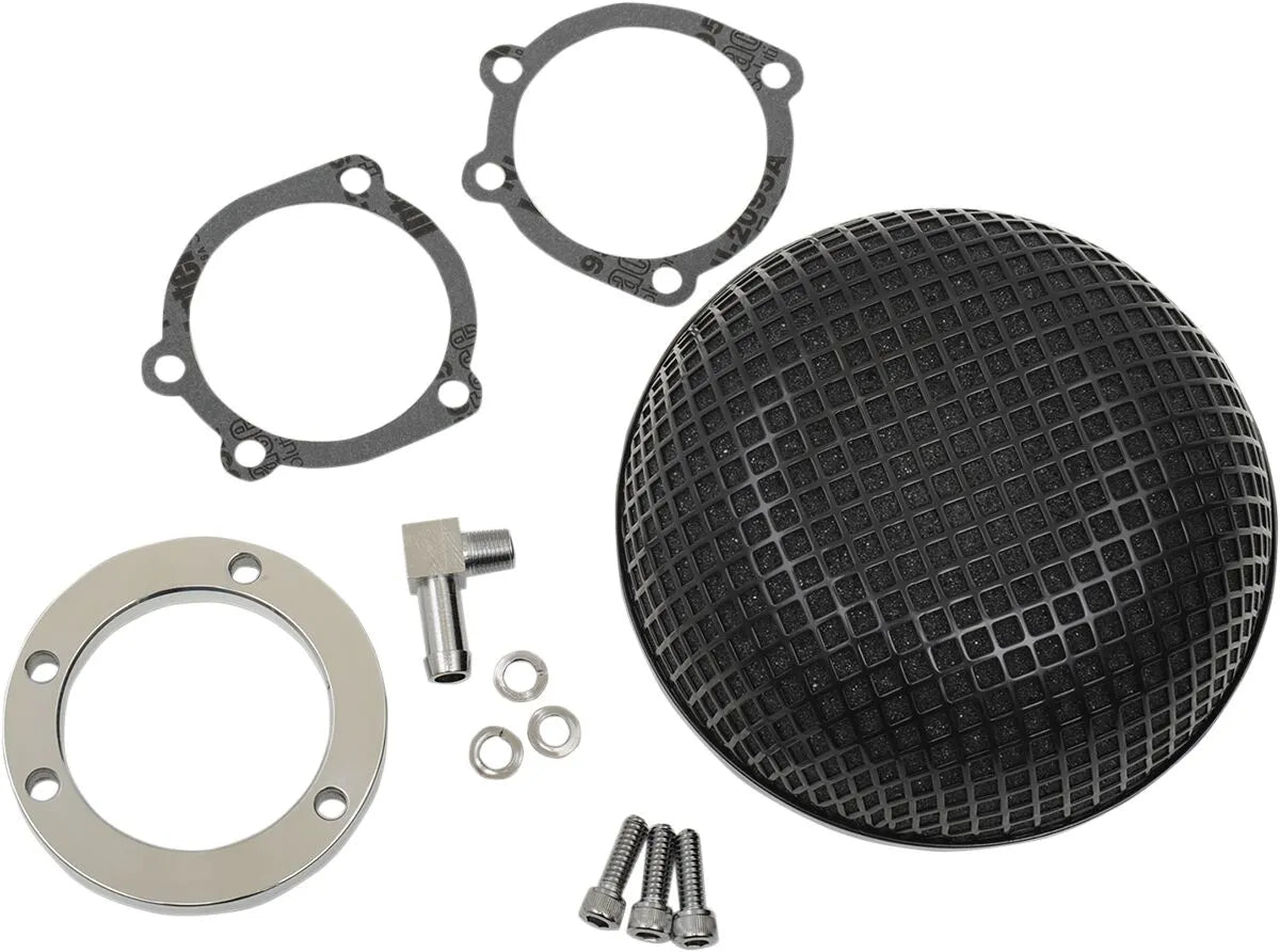 Drag Specialties "Bob" Retro-Style Air Cleaner Kit Luftburkar & tillbehör - PE10101609 bild 1 PMIMAGE:9C8AC39FF2601BAB4D63
