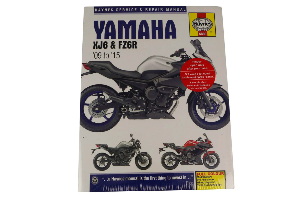 HAYNES Verkstadshandbok Yamaha XJ6 & FZ6R (09-15) - PE42010370 bild 2 PMIMAGE:3520CA332B529D1386BB