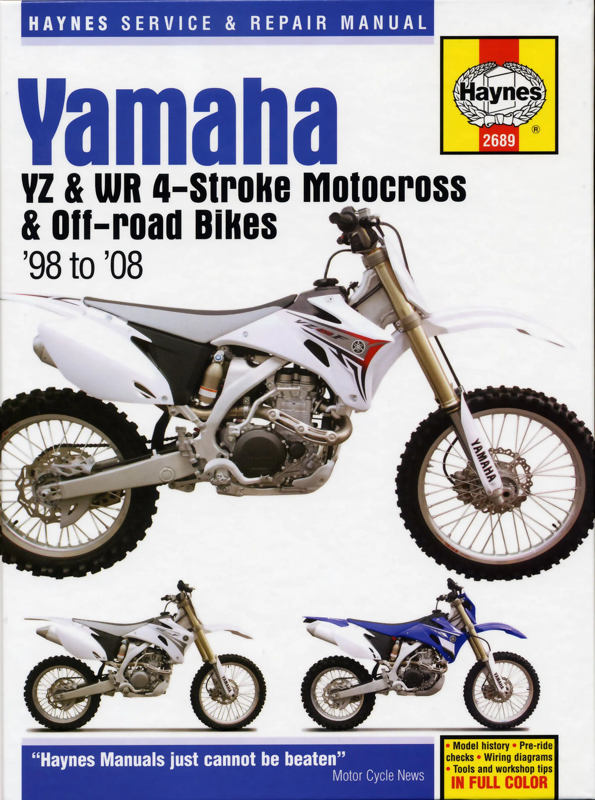 HAYNES Service Manual för Yamaha YZ & WR 4-takt M/CR - PE42010358 bild 1 PMIMAGE:5D3E485F33E1F87C80AC