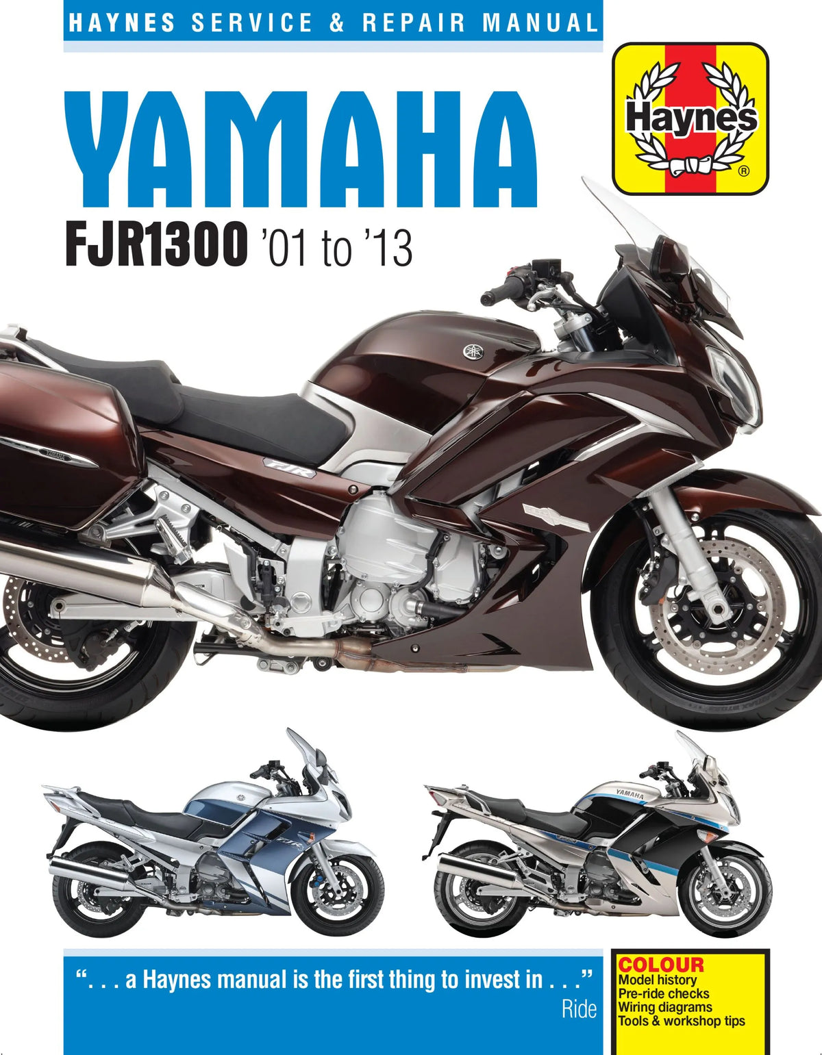 HAYNES Service Manual Yamaha FJR1300 (01-13) - PE42010344 bild 1 PMIMAGE:F00C317B6E30987F8DFE