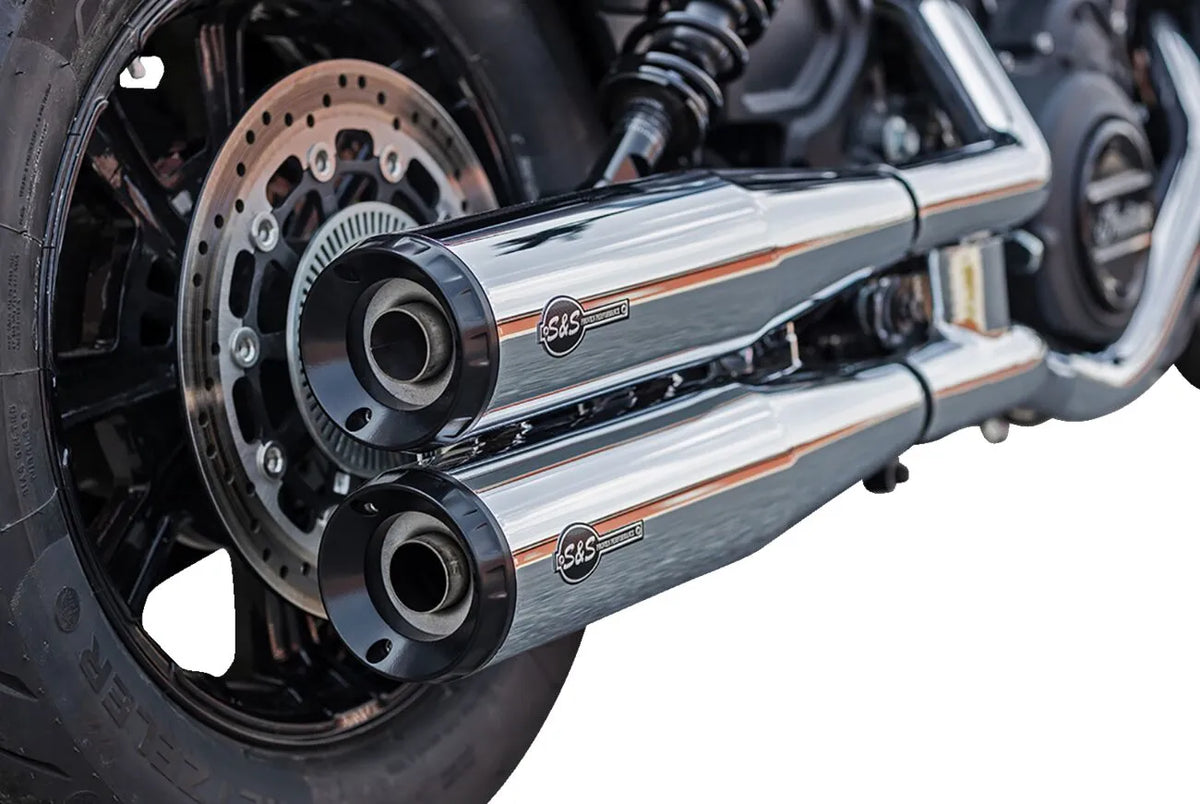 S S Cycle Grand National Slip-On Mufflers Ljuddämpare Street - PE18114518 bild 5 PMIMAGE:D077FF5F963F75C74B01