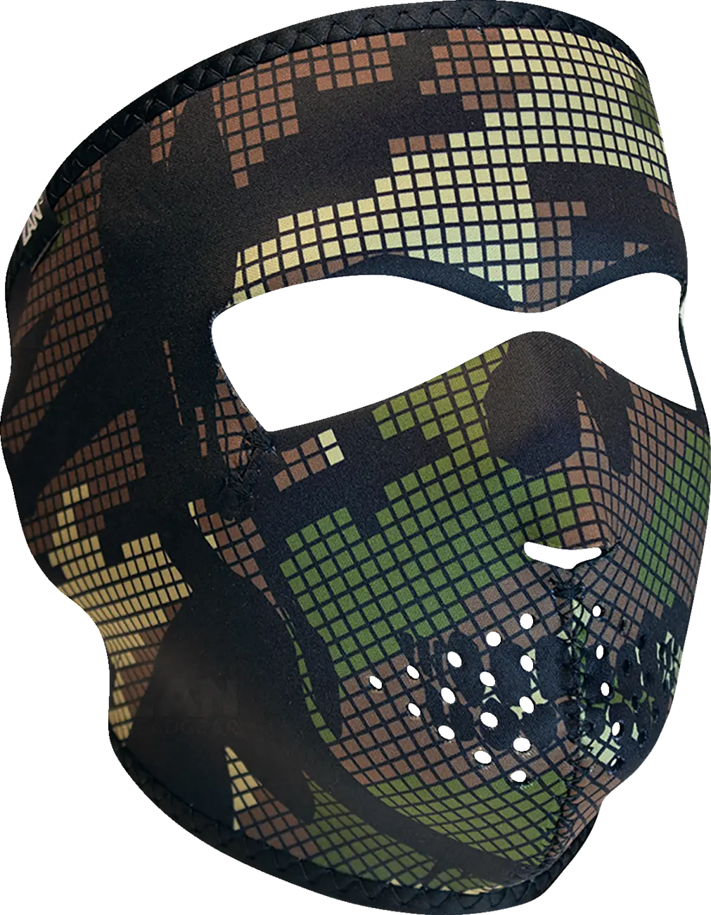 ZAN HEADGEAR Neopren Full Face Mask Woodland Camo - PE25030539 bild 1 PMIMAGE:AF90D98F0307574B9F53