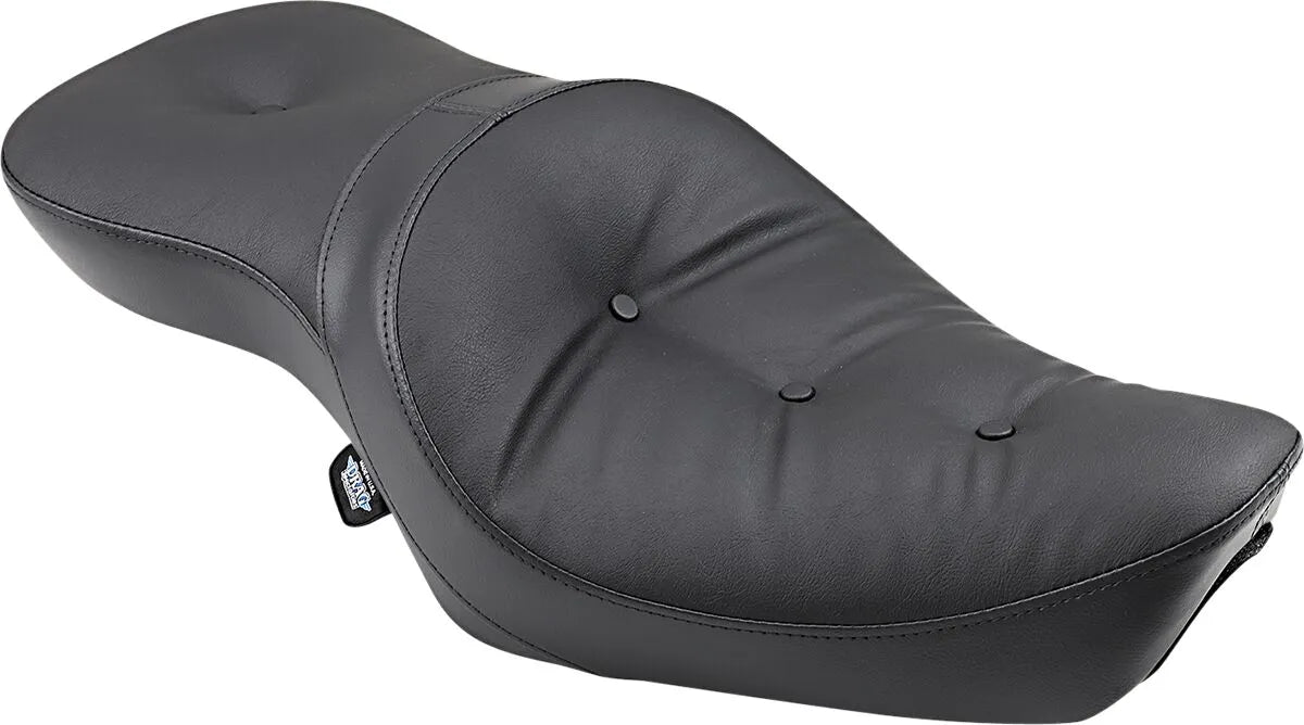 Drag Specialties Seats Low-Profile Double Bucket 2-Up Vinyl Seat Sadlar Harley Sportster - PE08040626 bild 1 PMIMAGE:2318533AB40725743958