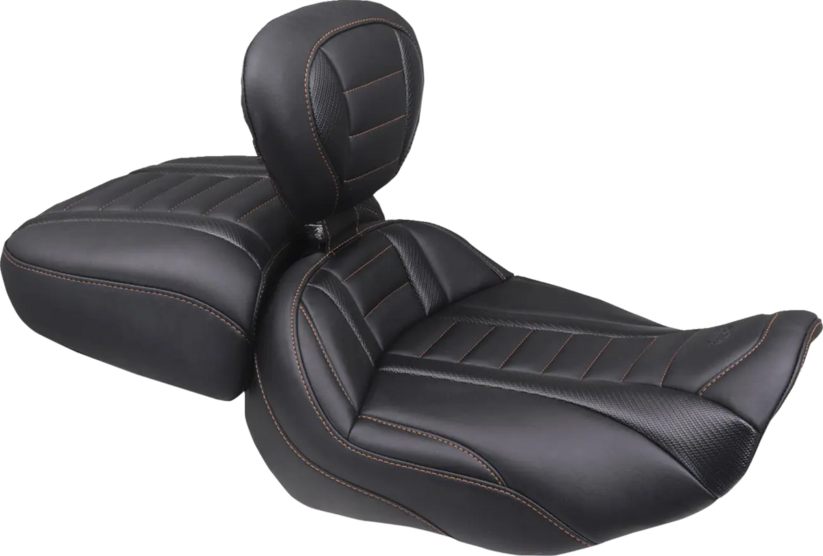 Mustang Wide Deluxe Touring Passenger Seat Sadlar Harley Touring - PE08012121 bild 3 PMIMAGE:F32A33C3D0BB1B536BFB