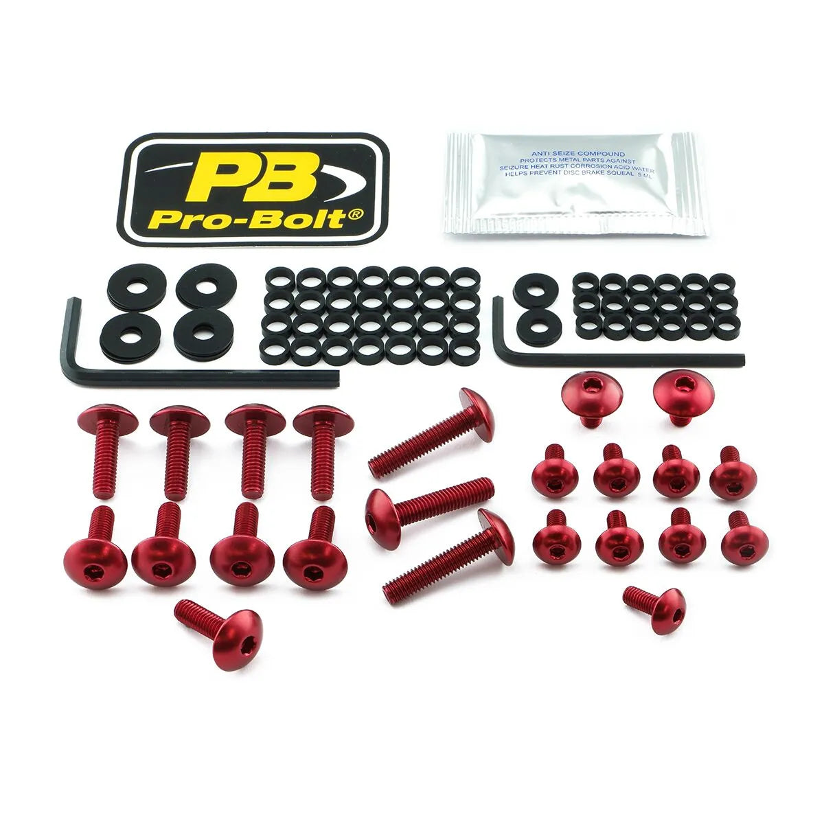 PRO BOLT Aluminium Fairing Bolt Kit för Yamaha - PE23210657 bild 1 PMIMAGE:208F5101F5345C6AAC47