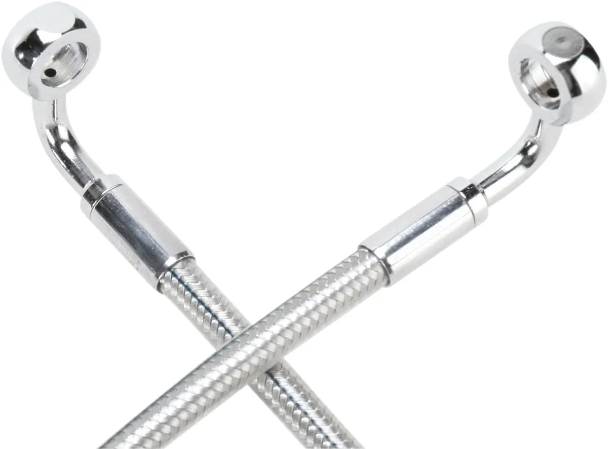 Magnum Shielding E-Z Align Braided Single Disc Front Brake Line Bromsslangar rostfritt stål – 117 cm (46") (17413303) / Chrome/Sterling Chromite® II / Fram - PE17413303 bild 4 PMIMAGE:793135B034E2D40E40D1