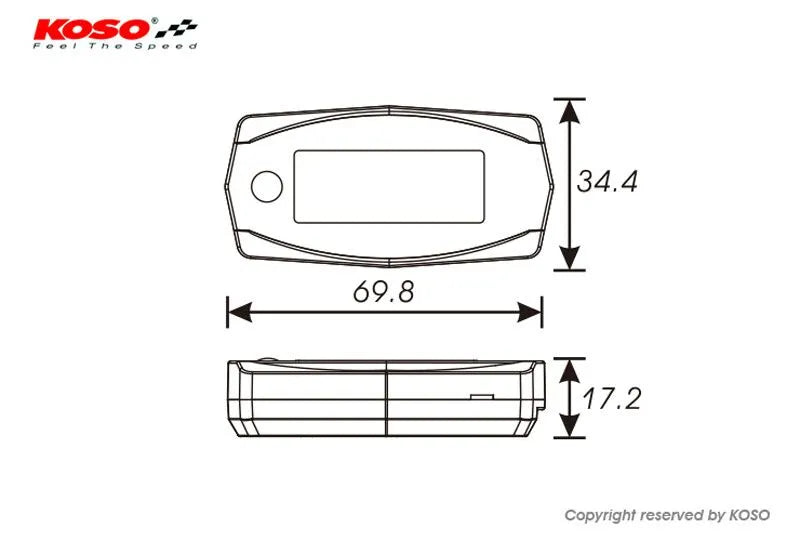 KOSO NORTH AMERICA Dual Thermometer Mini-4 - PE22120560 bild 4 PMIMAGE:635B3E023C72E08C7D71