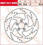 Trw Round Fixed Brake Rotor Swing Design Bromsskivor street - PE17102234 bild 1 PMIMAGE:B1206BBCD8BC6CC6FFBB