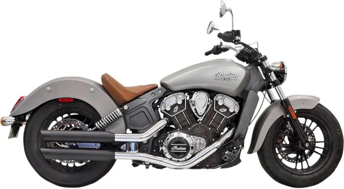 BASSANI XHAUST Slip-On Ljuddämpare 3" Slash Cut Svart för Scout 17-24 - PE18113397 bild 1 PMIMAGE:E8DAF582ED65081D1DFA