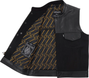 Thrashin Supply Co Kanan Leather/Denim Riding Vest Jacka textil herr - PE28208095 bild 7 PMIMAGE:DD1B1B7F1F251AFB406A
