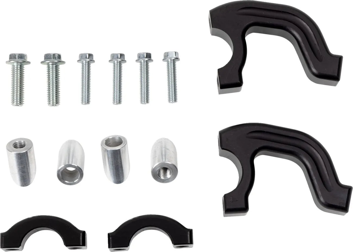 MOOSE OFFROAD HARD-PARTS Evo 2 Svarta Stensköldar med Klämfäste - PE06352597 bild 2 PMIMAGE:52F070B368572BB205E7