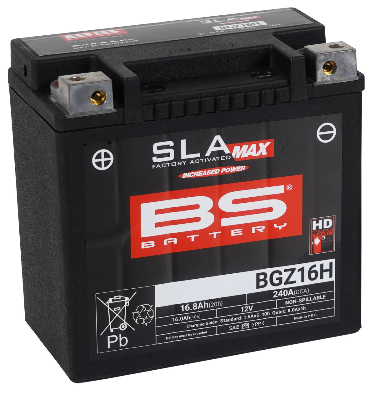 BS BATTERY BGZ16H SLA MAX Underhållsfritt AGM-batteri - PE21130937 bild 1 PMIMAGE:9DF2AEB8DF3723E46D81