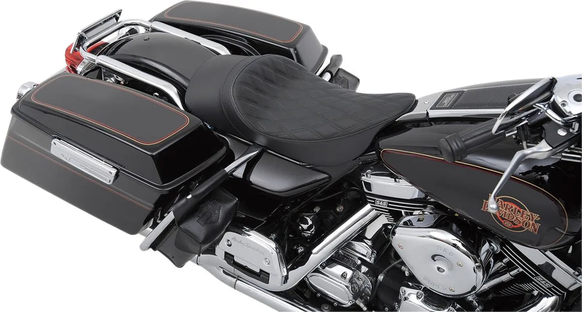 Drag Specialties Seats EZ-ON Mount Forward Low Solo Seat Sadlar Harley Touring - PE08011159 bild 3 PMIMAGE:7D095AEEFB7408A525C3