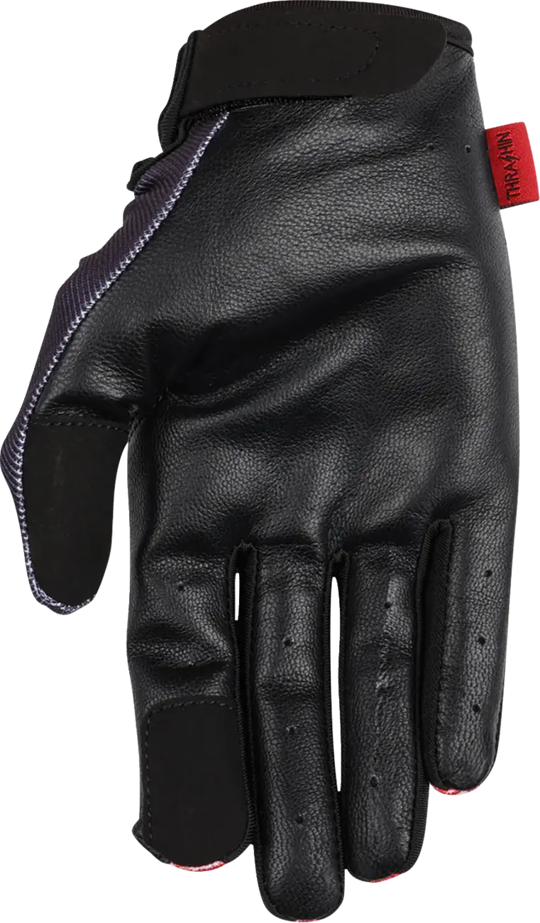Thrashin Supply Co Stealth Leather Palm Flame Street sport handskar herr - PE33015366 bild 7 PMIMAGE:8372CE4B1E1ED38F25E5
