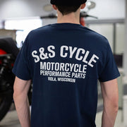 S&S CYCLE Performance T-shirt Navy S - PE303018717 bild 1 PMIMAGE:4AF136F1A9224F85221C