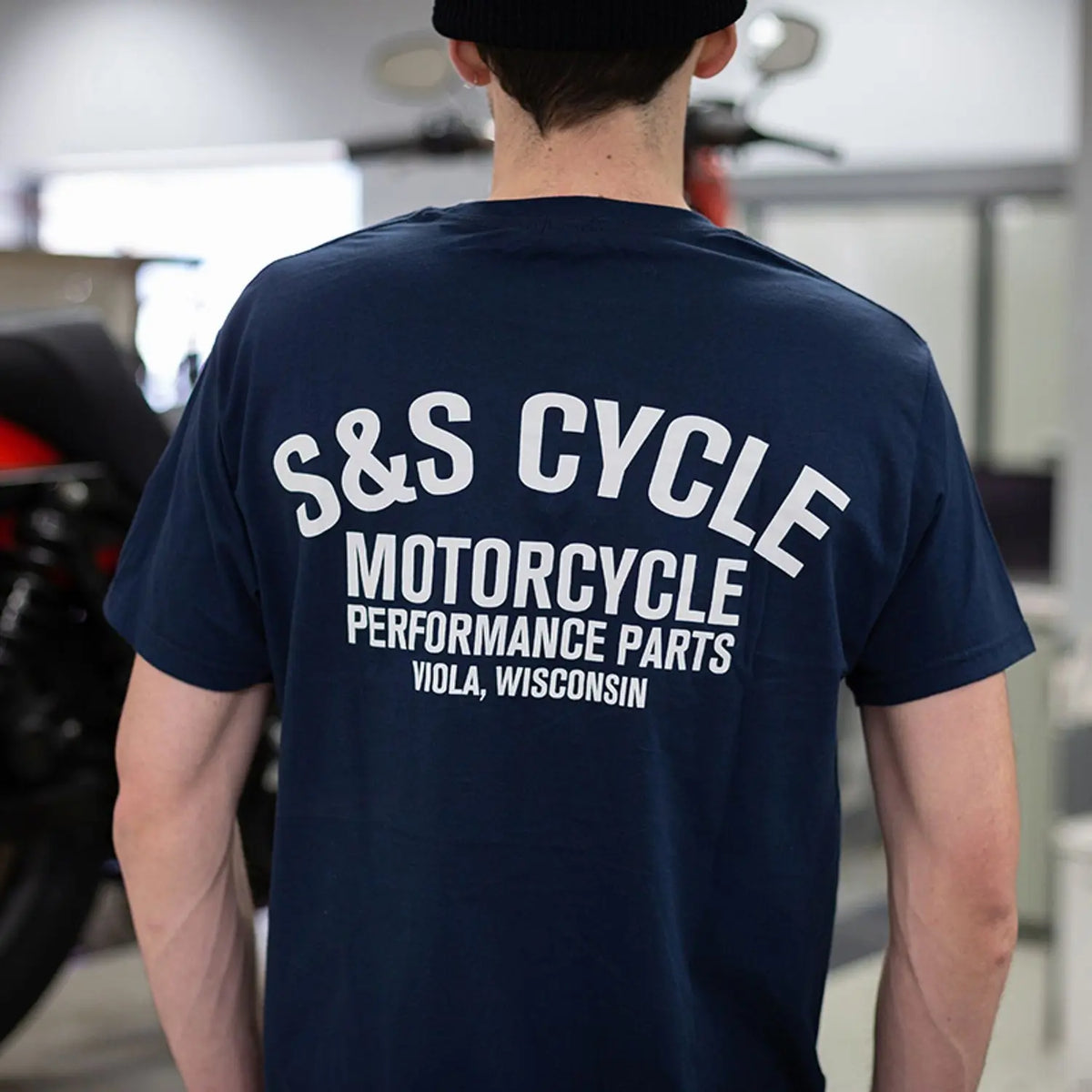 S&S CYCLE Performance T-shirt Navy S - PE303018717 bild 1 PMIMAGE:4AF136F1A9224F85221C