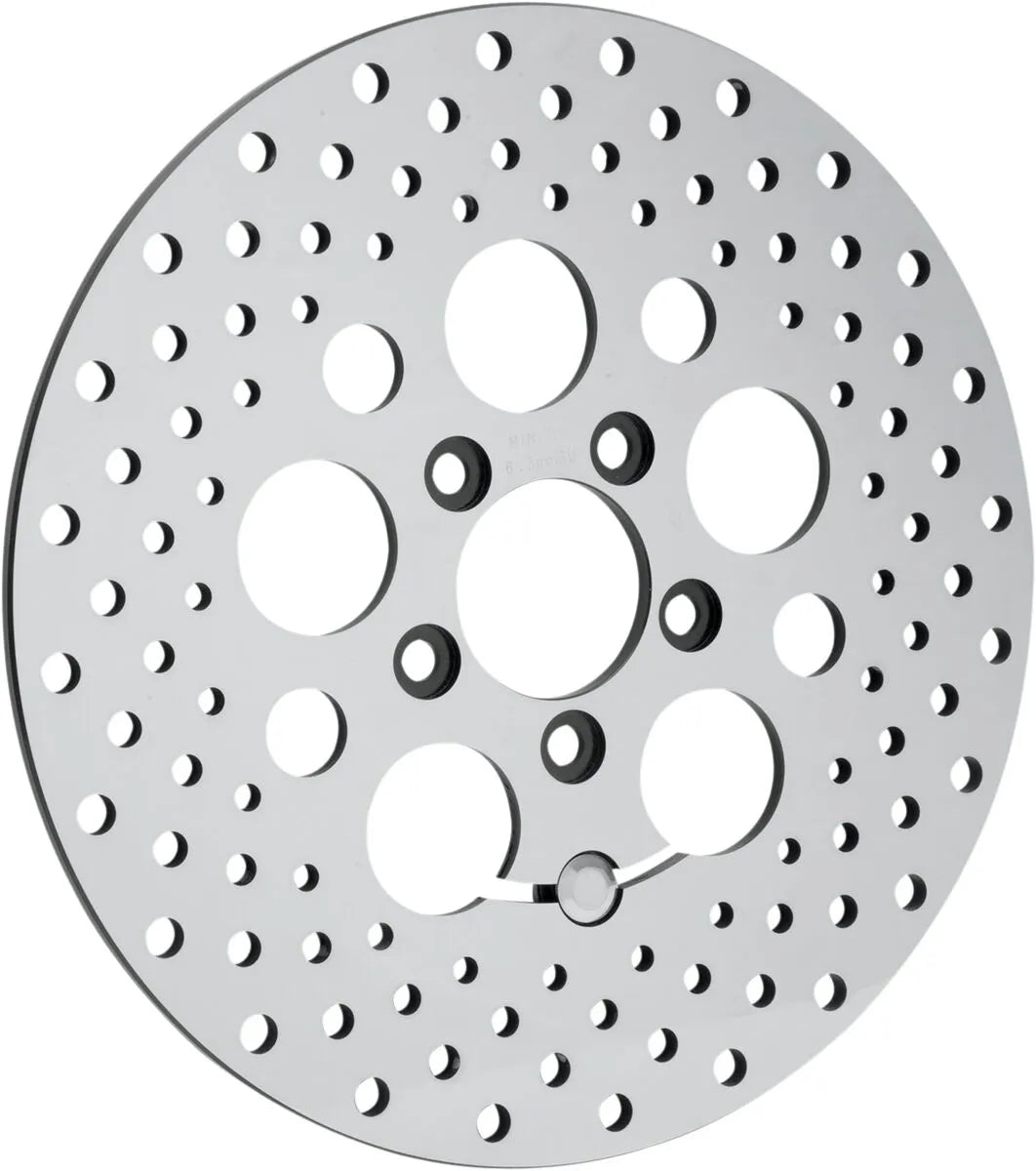 Drag Specialties Polished Stainless Steel Drilled Brake Rotor Bromsskivor street - PE17101062 bild 2 PMIMAGE:7F3981F6E333B705CCAE