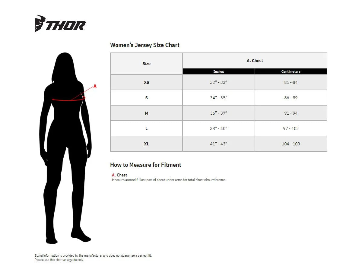 THOR Women's Prime Blaze Jersey XS Svart/Metall - PE29110278 bild 6 PMIMAGE:26873952047F70466D65