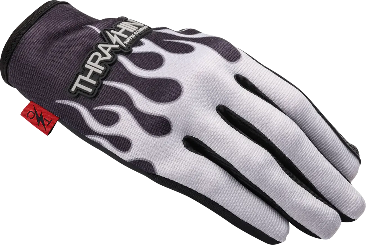 Thrashin Supply Co Stealth Leather Palm Flame Street sport handskar herr - PE33015371 bild 6 PMIMAGE:CA323140B6EEE382941D