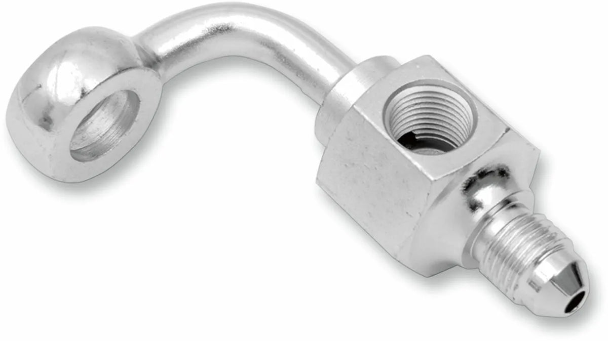 Drag Specialties Chrome Steel Banjo Fitting Tillbehör bromsledningar - PE17420046 bild 1 PMIMAGE:C6C6A902C384AE0B875C
