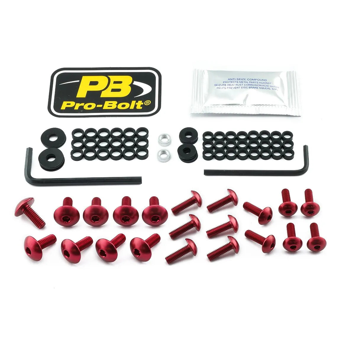 PRO BOLT Aluminium Fairing Bolt Kit för Kawasaki - PE23210517 bild 1 PMIMAGE:D935485318447C06395E