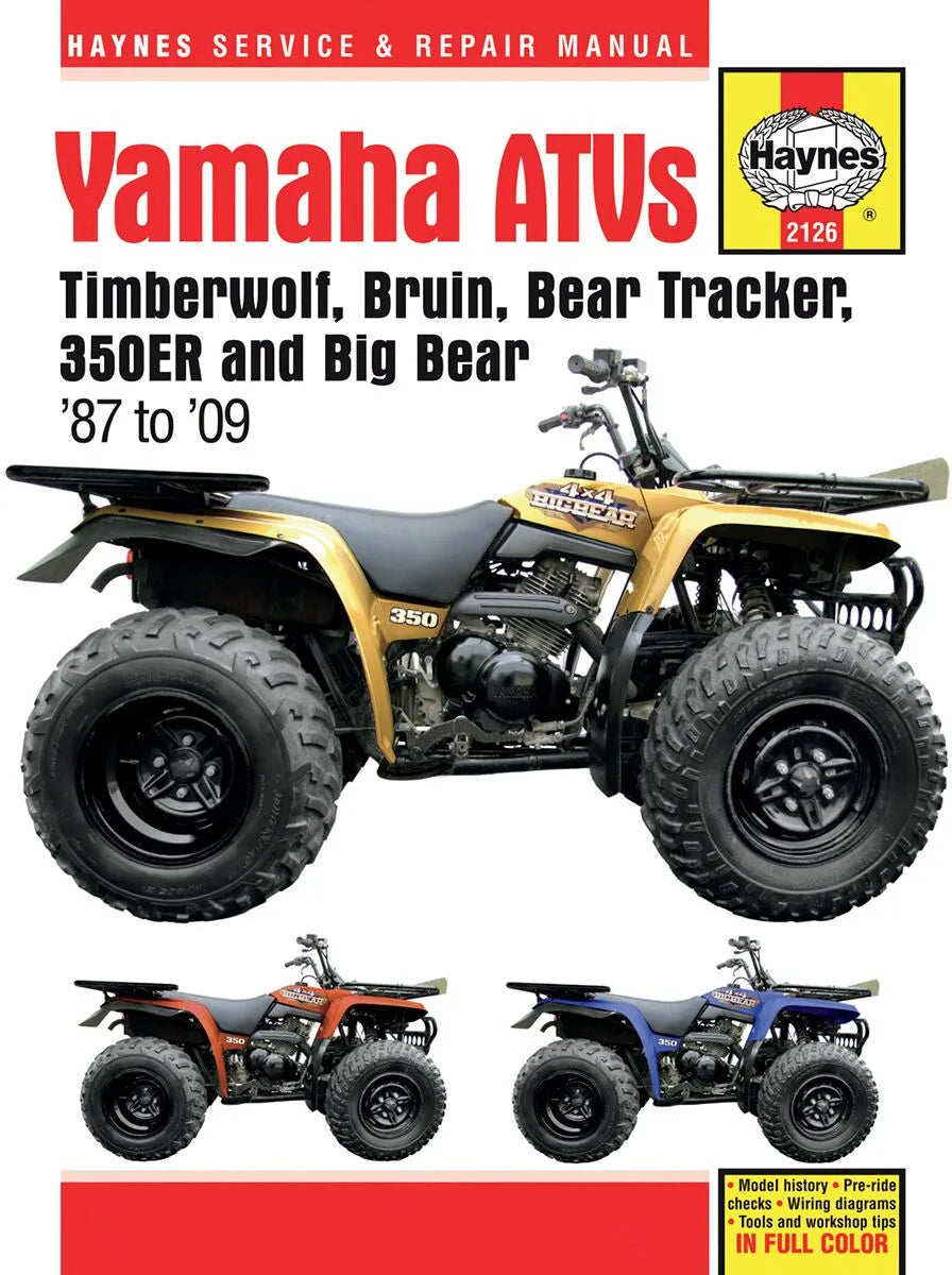 HAYNES Service- och Reparationsmanual Yamaha YFM350 - PEHM2126 bild 1 PMIMAGE:81159F81599183C36FC2