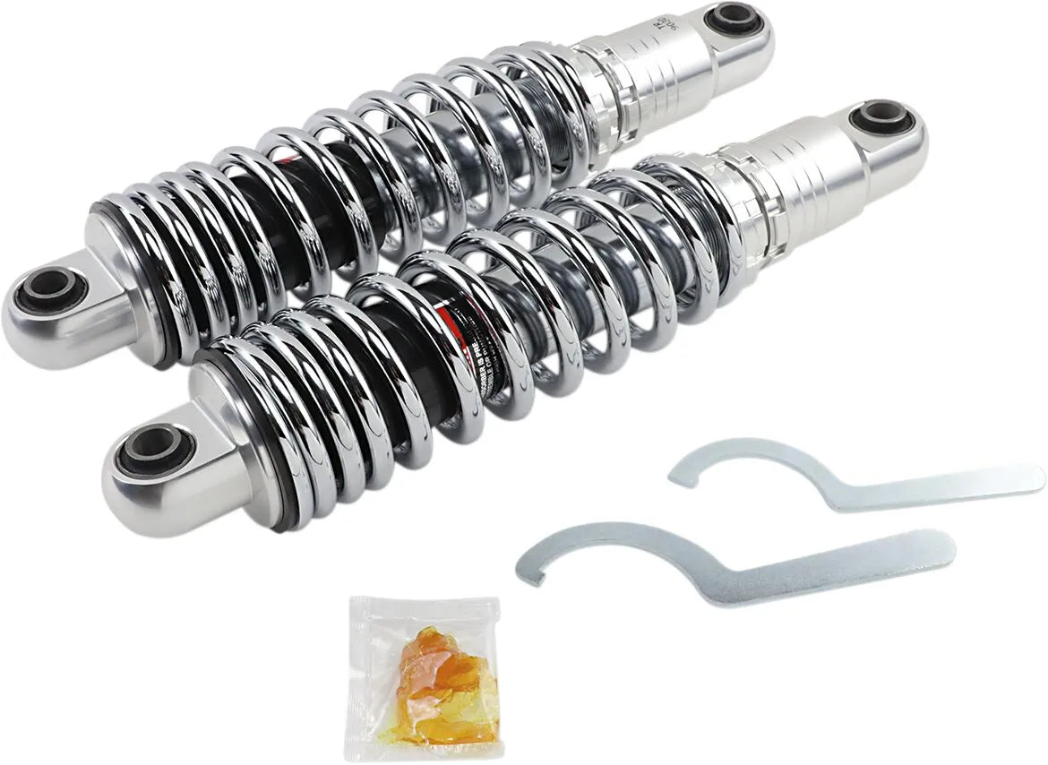 Drag Specialties Shocks Premium 10.5" Shocks Stötdämpare med fjädrar - PE13101663 bild 1 PMIMAGE:95D0F3319807E3EA9D67