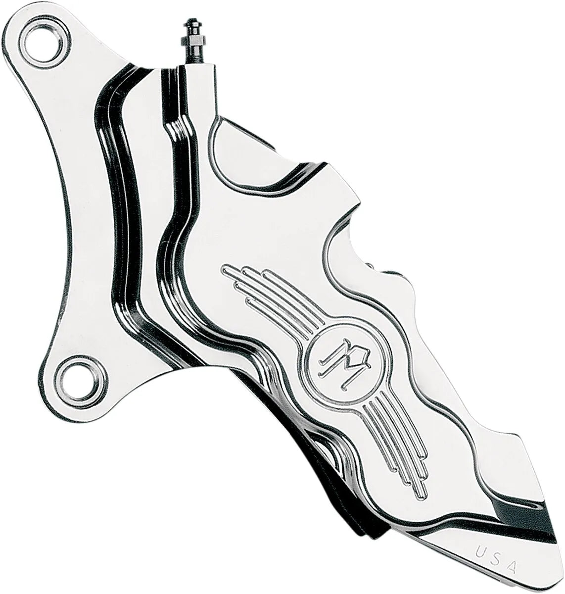 PERFORMANCE MACHINE Six-Piston Bromsok Fram Chrome Vänster - PE17010091 bild 1 PMIMAGE:33AA5C5C29649DC23DDE
