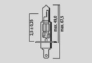 FLOSSER Halogenstrålkärlampa H1 12V 55W P14,5S - PE20600364 bild 3 PMIMAGE:F57336D63F06704513FF